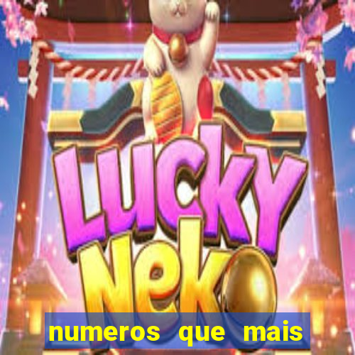 numeros que mais saem no minas cap